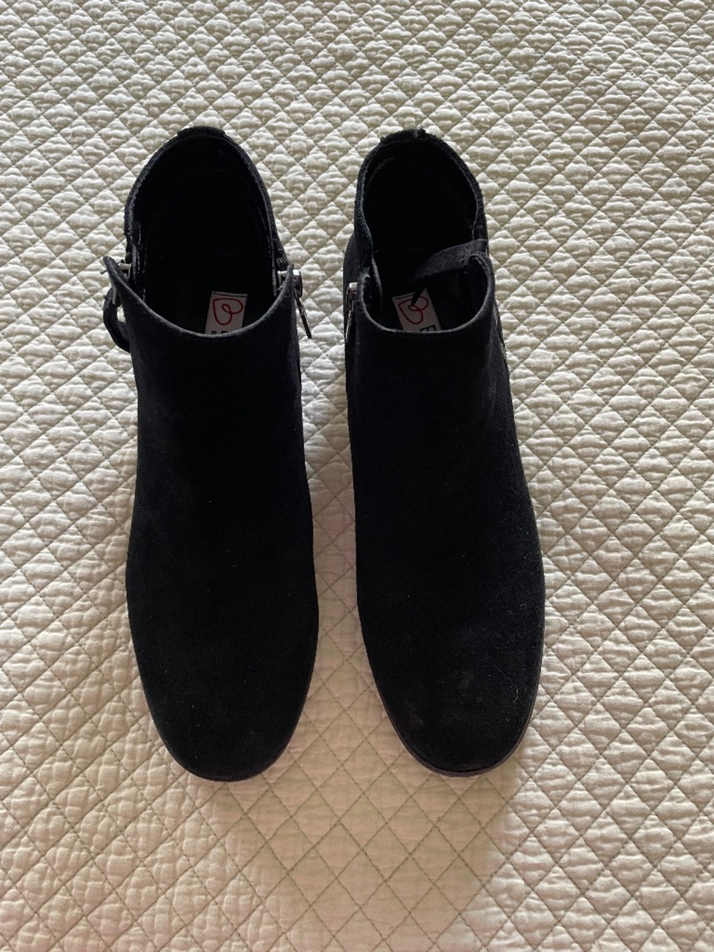 Blondo Black Suede Booties